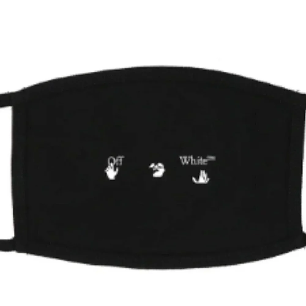 Off-White Logo Printed Face Mask